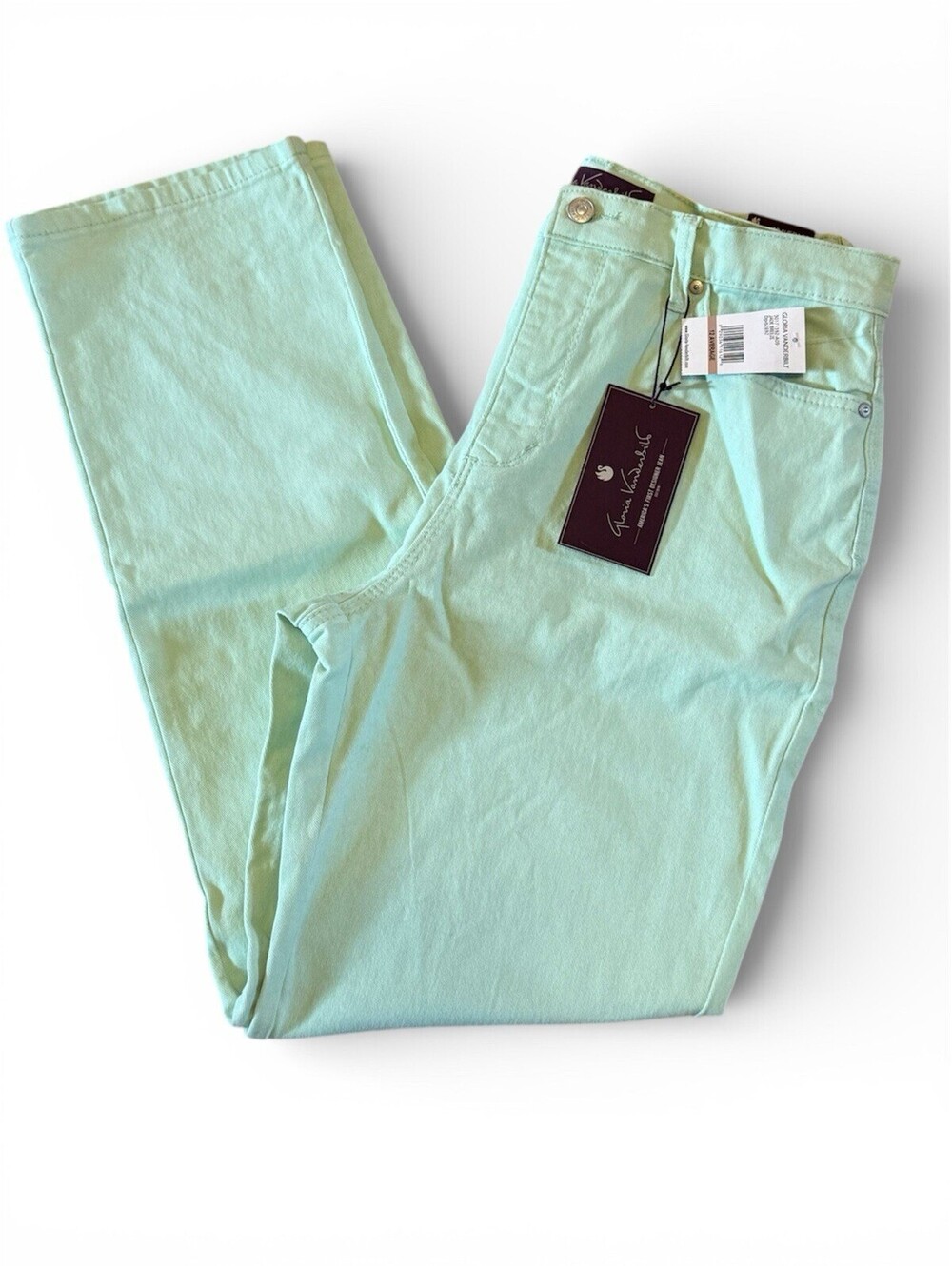 Gloria Vanderbilt Women’s Amanda Classic High rise Tapered Jeans Jade Size 12